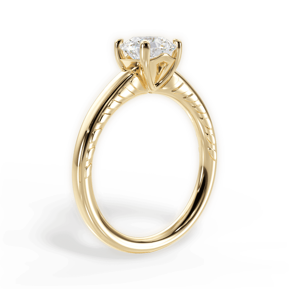 14kt Yellow Gold/18kt Yellow Gold/round/front