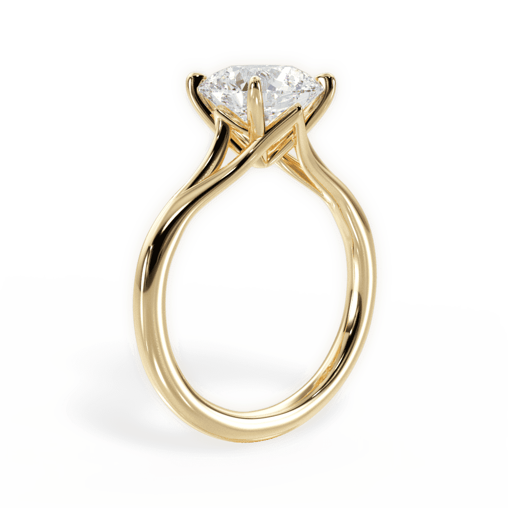 14kt Yellow Gold/18kt Yellow Gold/round/front