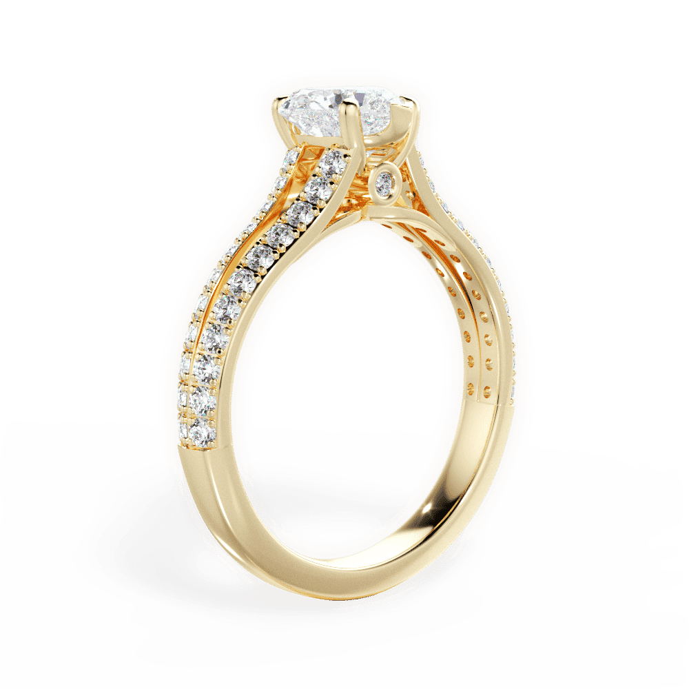 14kt Yellow Gold/18kt Yellow Gold/heart/front