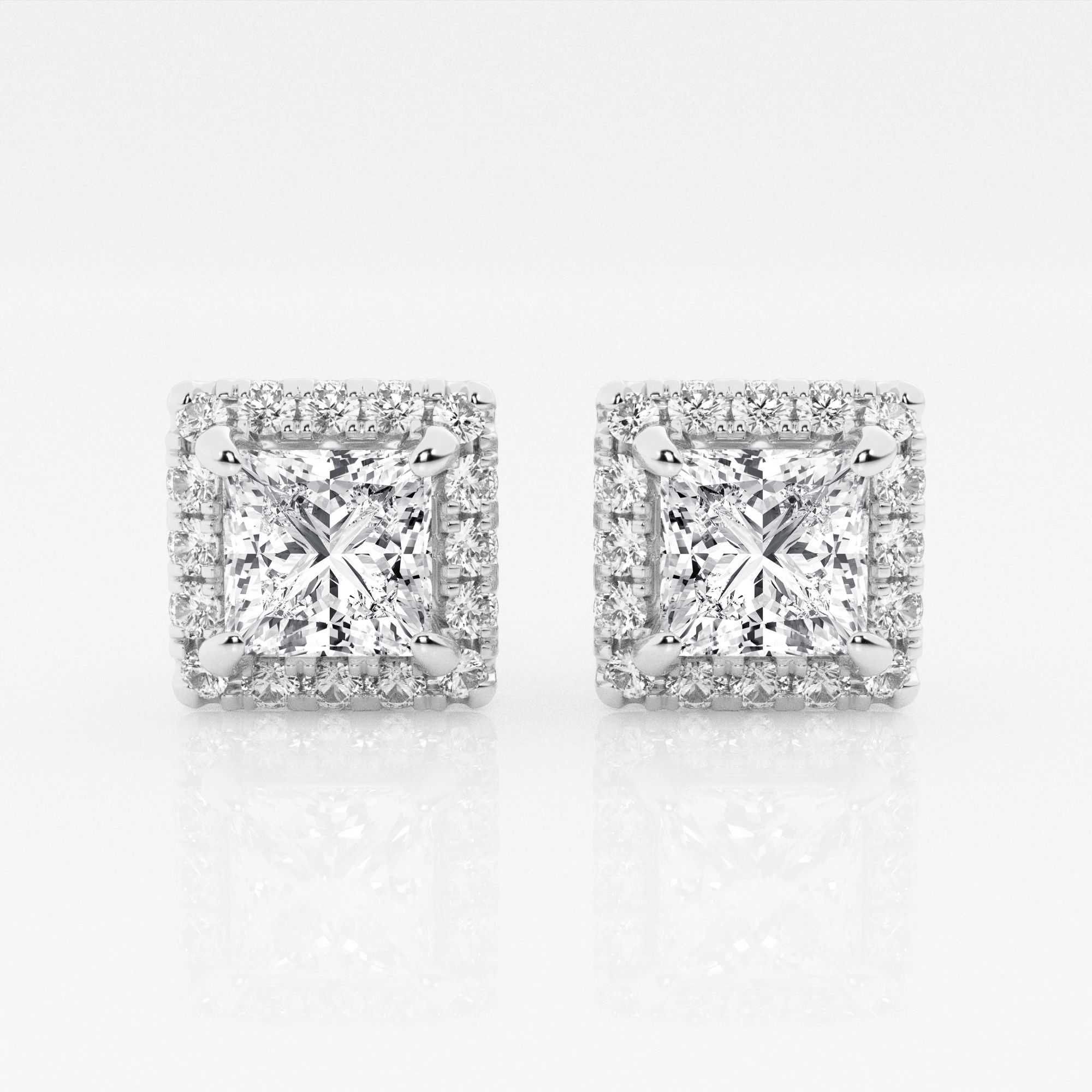 14kt White Gold/18kt White Gold/Platinum/princess/top