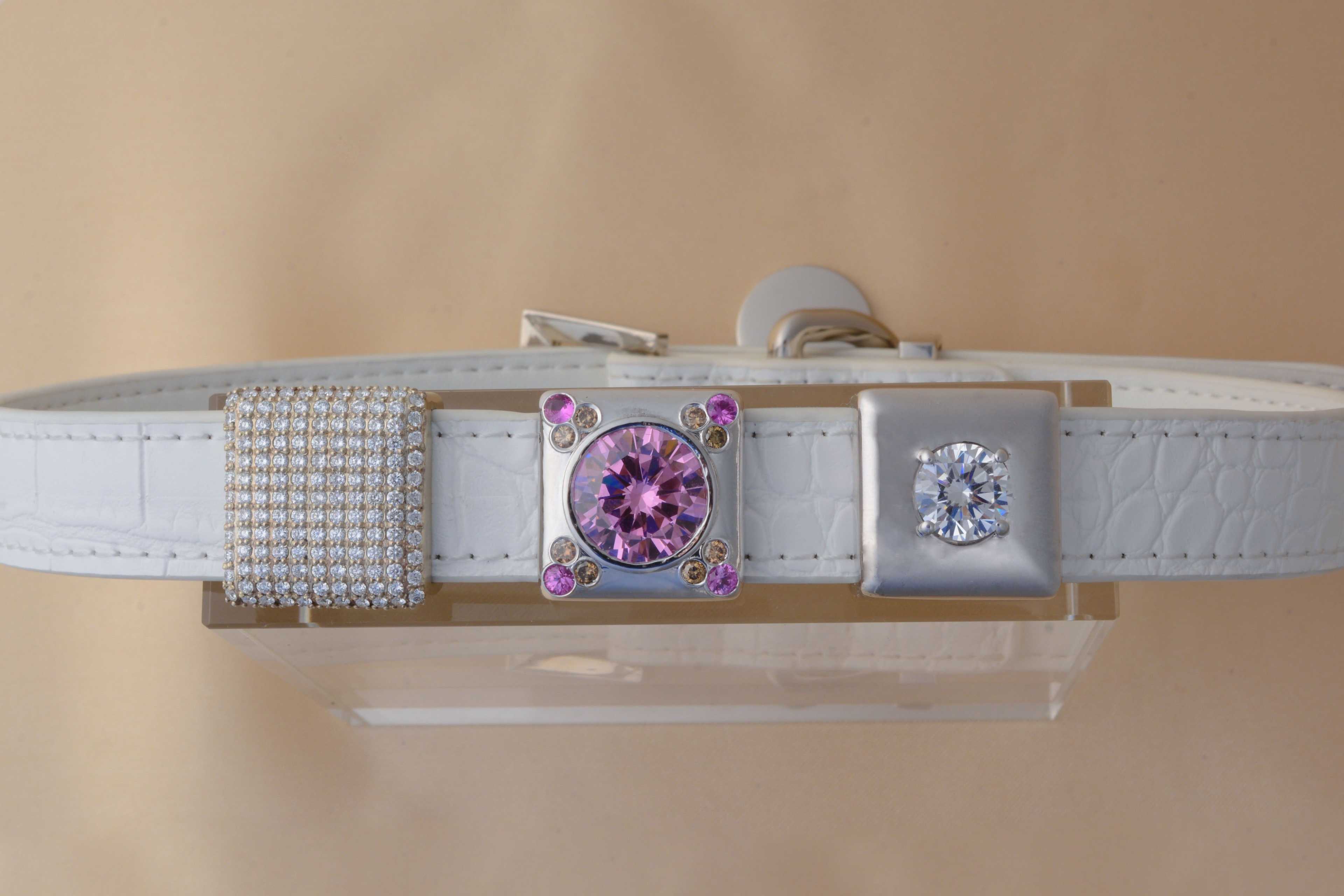14kt white gold/small/medium/large/front