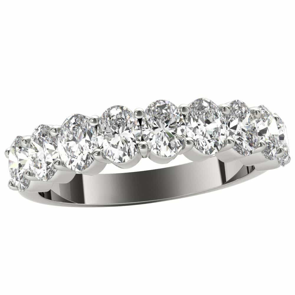 18kt White Gold/1.00 CTW/top