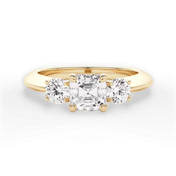 14kt Yellow Gold/18kt Yellow Gold/asscher/top sku 1ASZ1015P