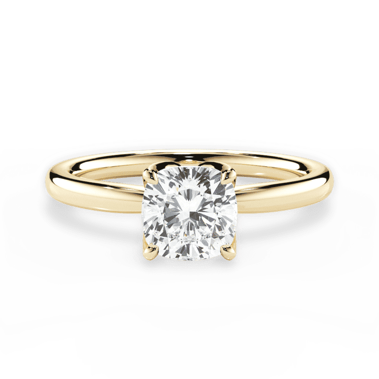 14kt Yellow Gold/18kt Yellow Gold/cushion/top sku 1CUZ1050