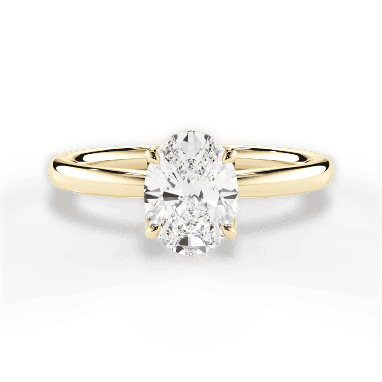 14kt Yellow Gold/18kt Yellow Gold/oval/top sku 1OZ1050