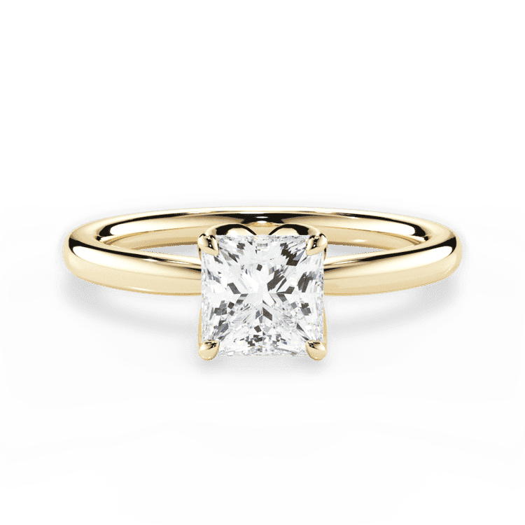 14kt Yellow Gold/18kt Yellow Gold/princess/top sku 1PCZ1050