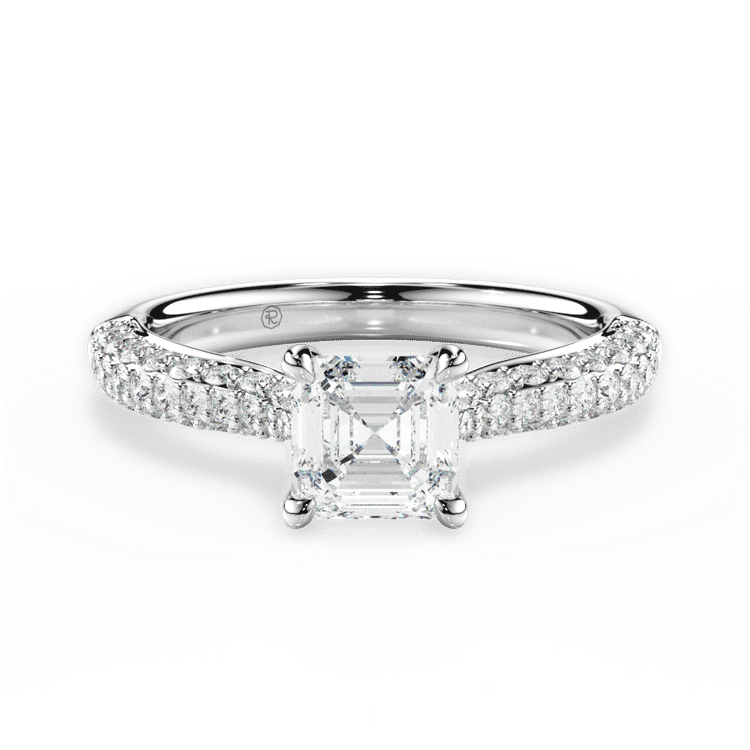 14kt White Gold/18kt White Gold/Platinum/asscher/top sku 1ASZ1350