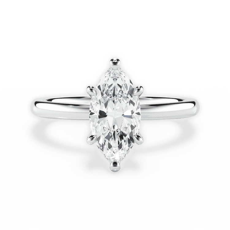 14kt White Gold/18kt White Gold/Platinum/marquise/top sku 1MZ4775