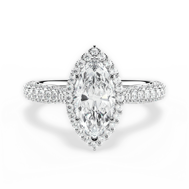 14kt White Gold/18kt White Gold/Platinum/marquise/top sku 1MZ1349