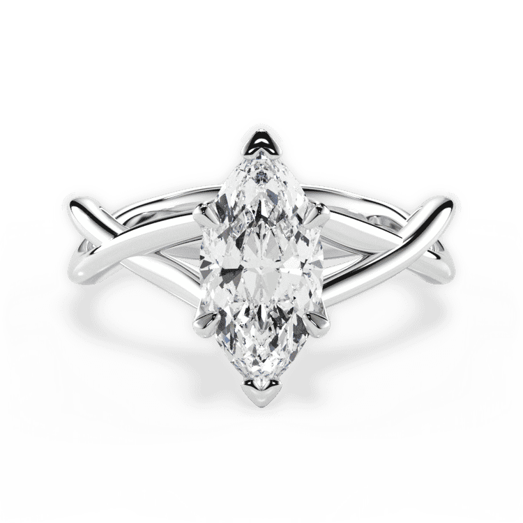 14kt White Gold/18kt White Gold/Platinum/marquise/top sku 1MZ4706