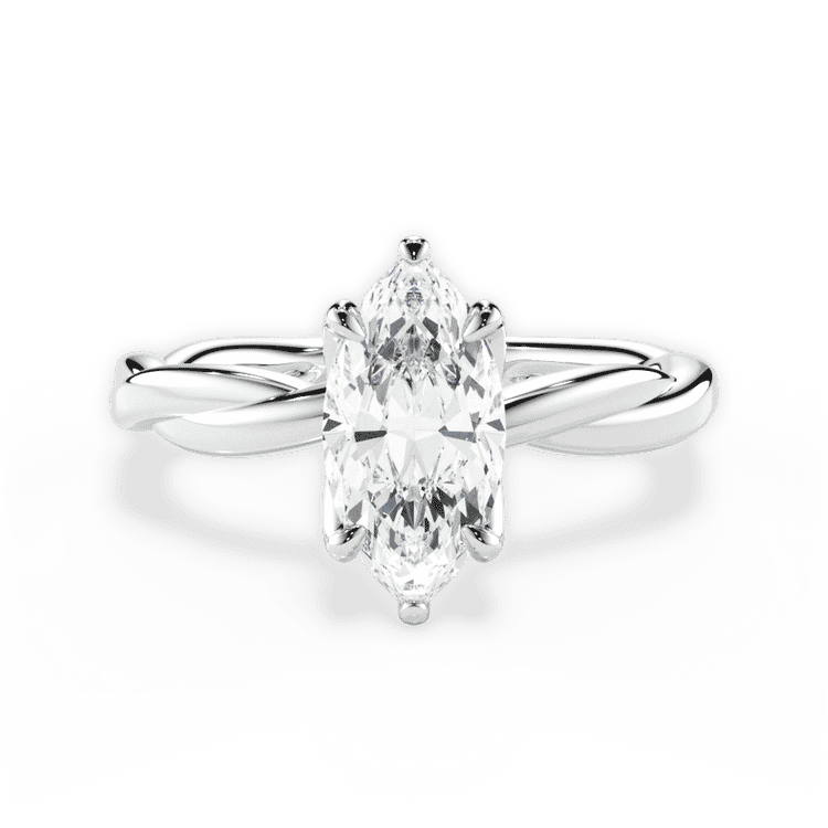 14kt White Gold/18kt White Gold/Platinum/marquise/top sku 1MZ4702
