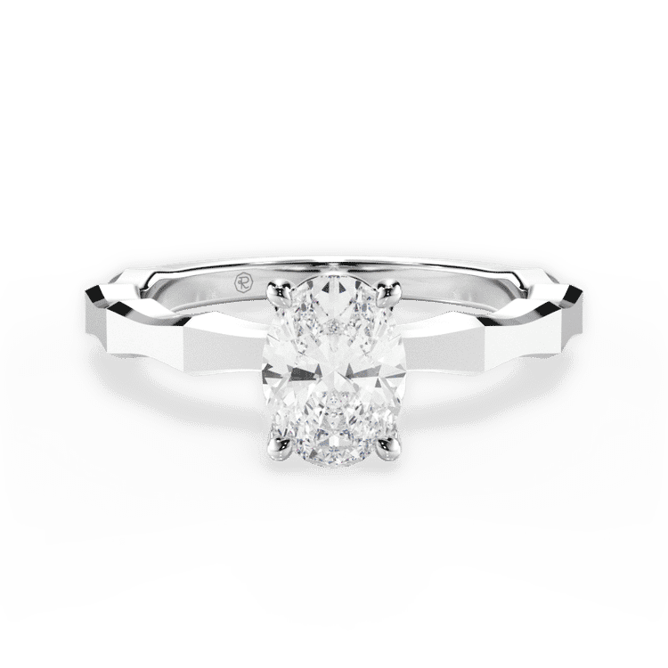 14kt White Gold/18kt White Gold/Platinum/oval/top sku 1OZ1360