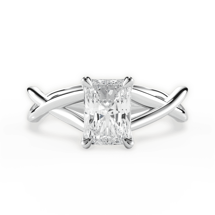 14kt White Gold/18kt White Gold/Platinum/radiant/top sku 1RAZ4706