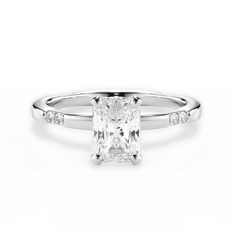 14kt White Gold/18kt White Gold/Platinum/radiant/top sku 1RAZ1399