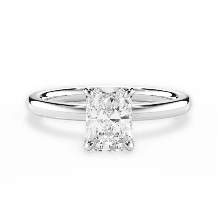 14kt White Gold/18kt White Gold/Platinum/radiant/top sku 1RAZ4775