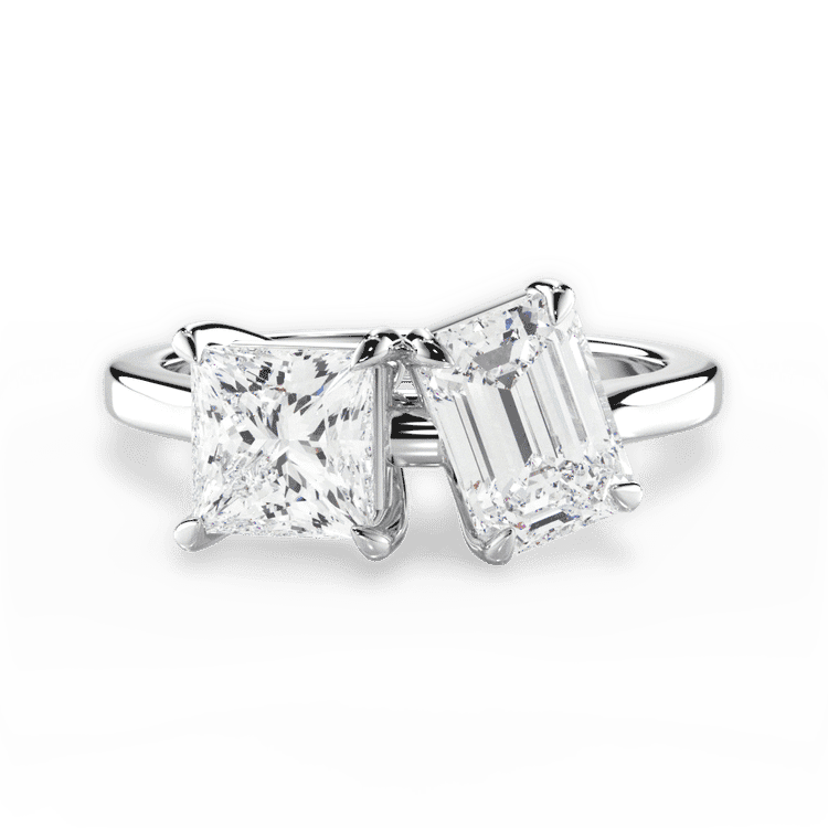 14kt White Gold/18kt White Gold/Platinum/emerald/top sku 1PCZ1004BLDEM