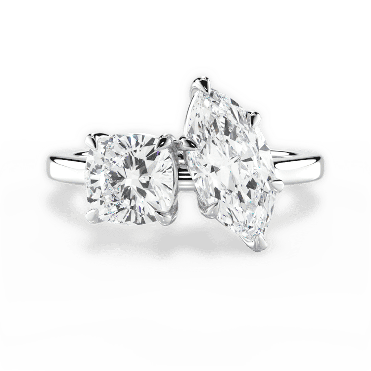 14kt White Gold/18kt White Gold/Platinum/marquise/top sku 1CUZ1002AMQ