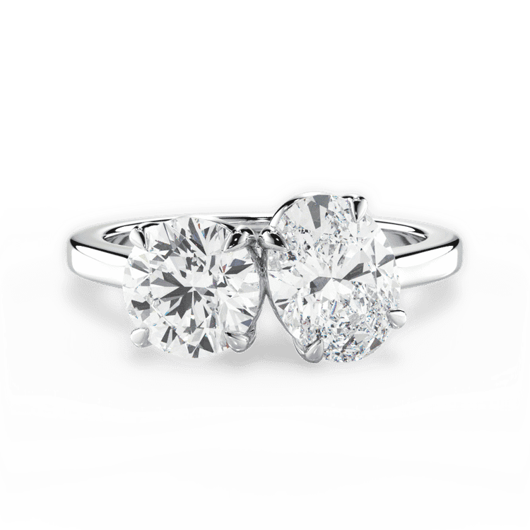 14kt White Gold/18kt White Gold/Platinum/oval/top sku 1RZ1003BOV