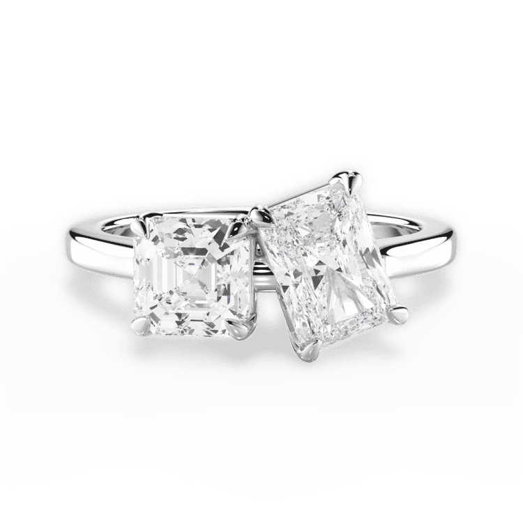 14kt White Gold/18kt White Gold/Platinum/radiant/top sku 1ASZ1001ALDEM
