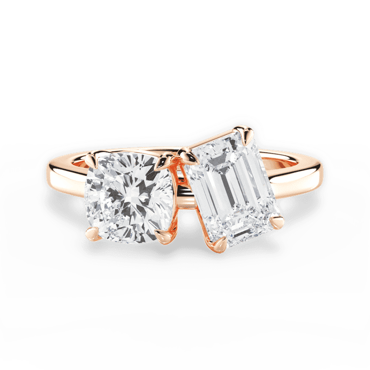 14kt Rose Gold/18kt Rose Gold/emerald/top sku 1CUZ1002ALDOV