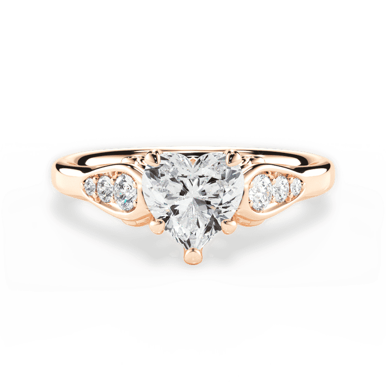 14kt Rose Gold/18kt Rose Gold/heart/top sku 1HZ4757