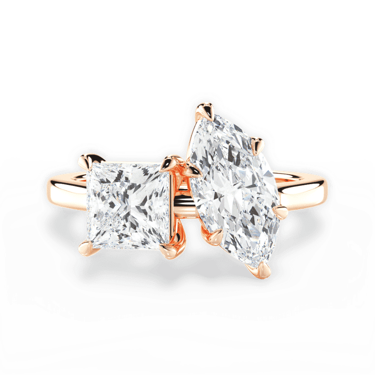 14kt Rose Gold/18kt Rose Gold/marquise/top sku 1PCZ1004BMQ