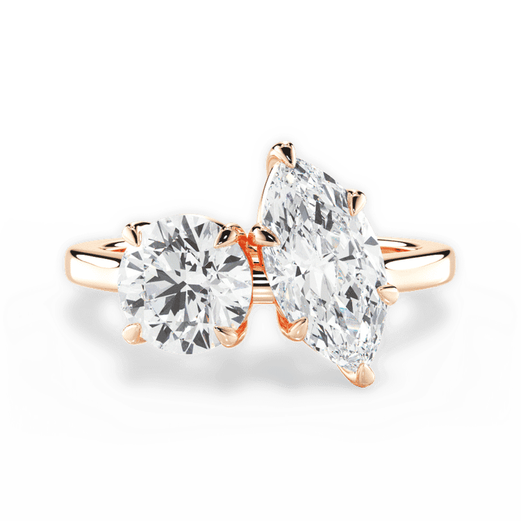 14kt Rose Gold/18kt Rose Gold/marquise/top sku 1RZ1003BMQ