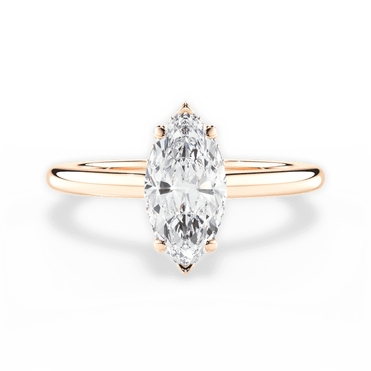 14kt Rose Gold/18kt Rose Gold/marquise/top sku 1MZ1341