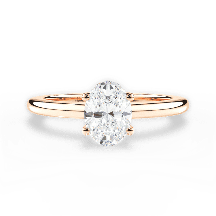 14kt Rose Gold/18kt Rose Gold/oval/top sku 1OZ1341