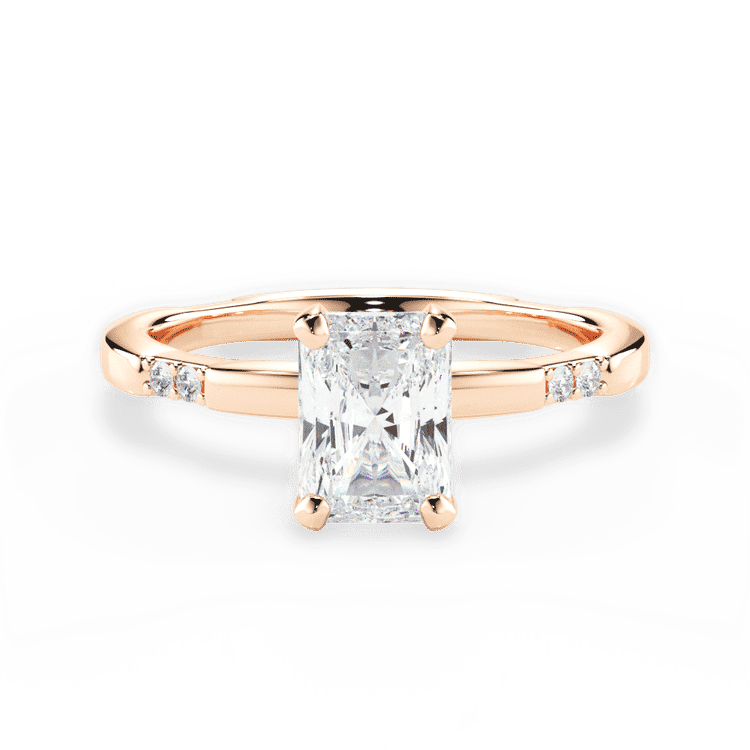 14kt Rose Gold/18kt Rose Gold/radiant/top sku 1RAZ1399