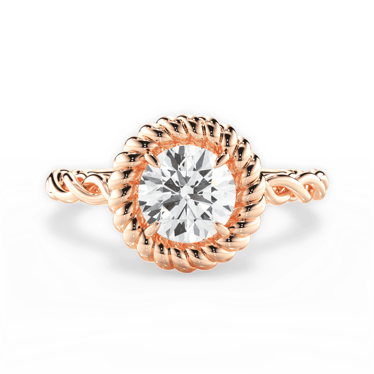 14kt Rose Gold/18kt Rose Gold/round/top sku 1RZ4766