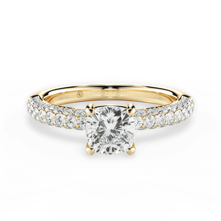 14kt Yellow Gold/18kt Yellow Gold/cushion/top sku 1CUZ1340