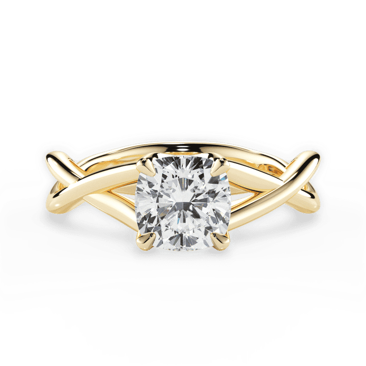 14kt Yellow Gold/18kt Yellow Gold/cushion/top sku 1CUZ4706