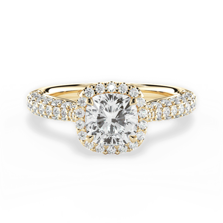 14kt Yellow Gold/18kt Yellow Gold/cushion/top sku 1CUZ1349