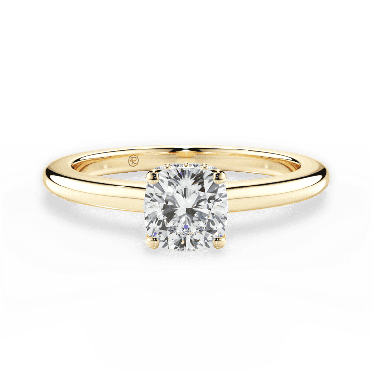 14kt Yellow Gold/18kt Yellow Gold/cushion/top sku 1CUZ1341