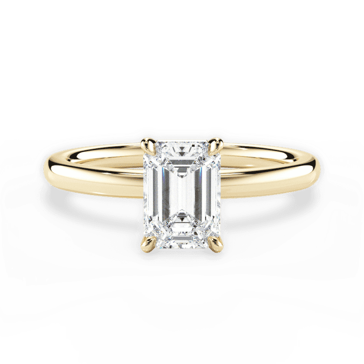 14kt Yellow Gold/18kt Yellow Gold/emerald/top sku 1ECZ4775