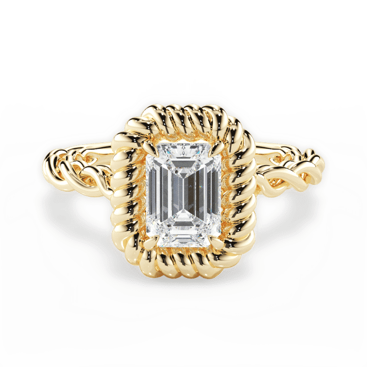 14kt Yellow Gold/18kt Yellow Gold/emerald/top sku 1ECZ4766