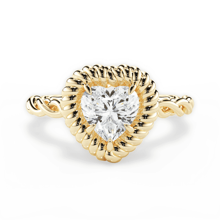 14kt Yellow Gold/18kt Yellow Gold/heart/top sku 1HZ4766
