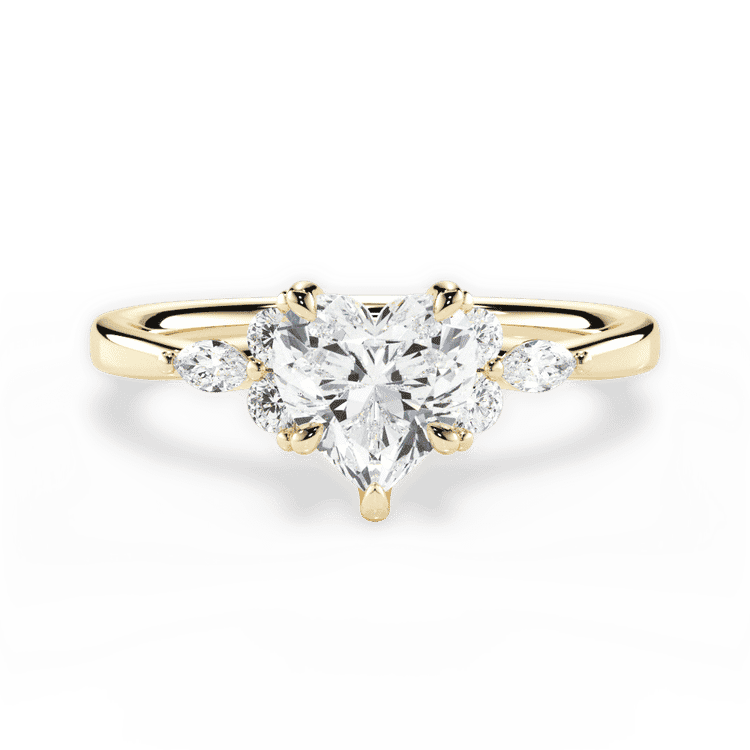 14kt Yellow Gold/18kt Yellow Gold/heart/top sku 1HZ1405