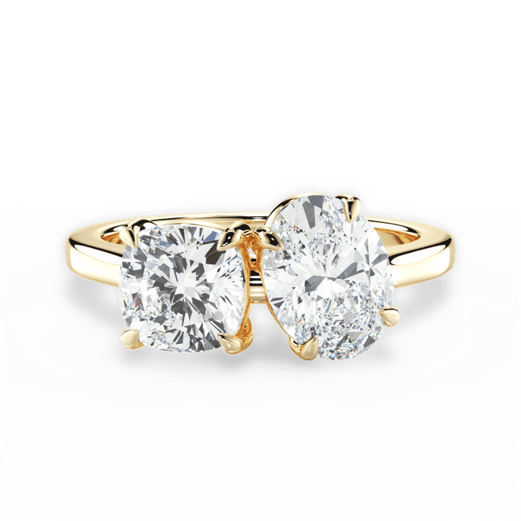 14kt Yellow Gold/18kt Yellow Gold/oval/top sku 1CUZ1002BOV