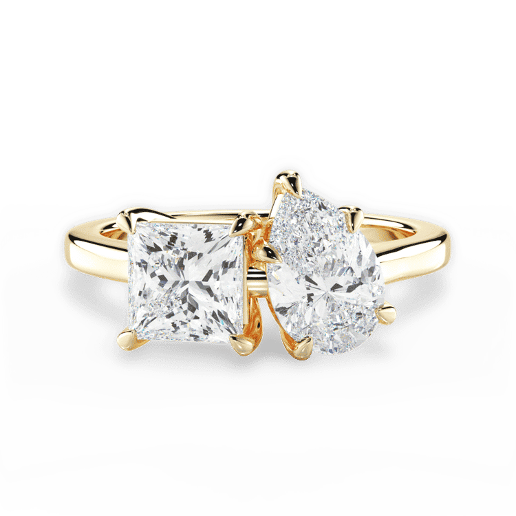 14kt Yellow Gold/18kt Yellow Gold/pear/top sku 1PCZ1004CPE