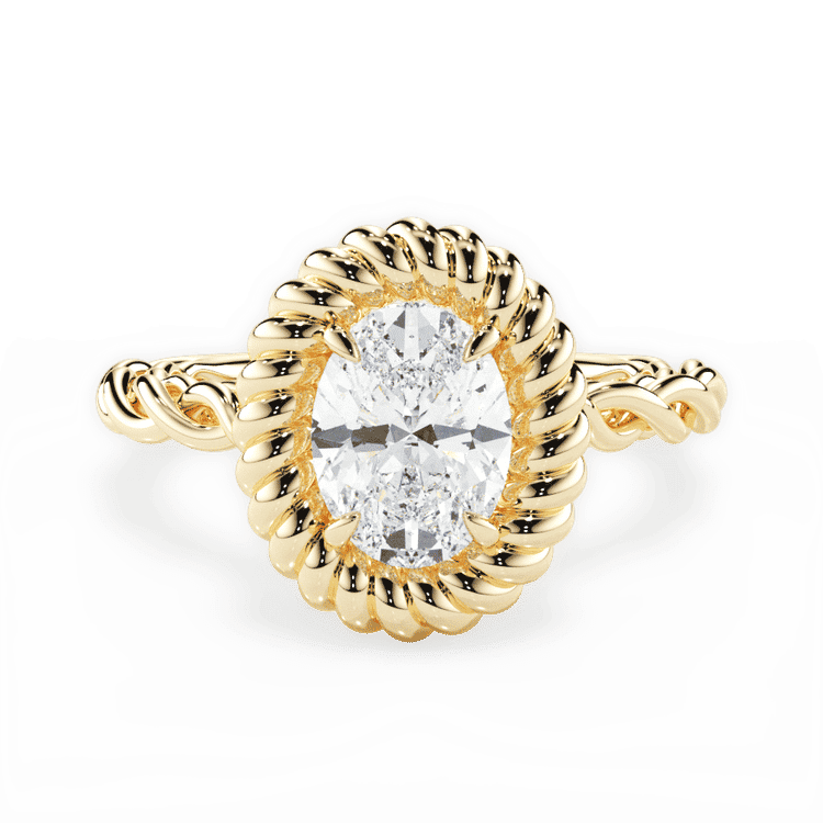 14kt Yellow Gold/18kt Yellow Gold/oval/top sku 1OZ4766