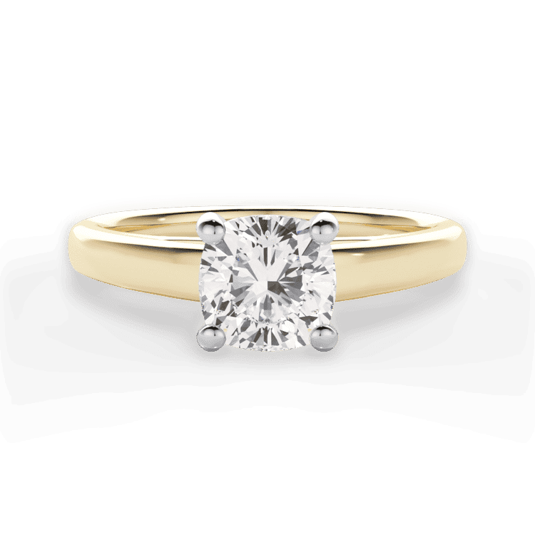 14kt Yellow Gold/18kt Yellow Gold/cushion/top sku 1CUZ7231