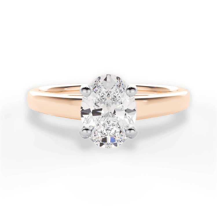 14kt Rose Gold/18kt Rose Gold/oval/top sku 1OZ7231