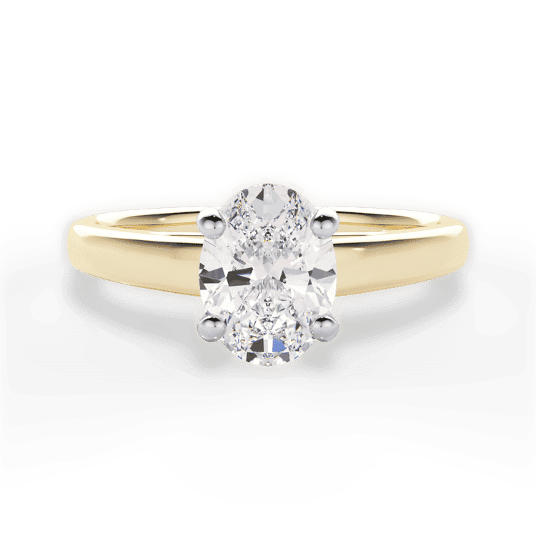 14kt Yellow Gold/18kt Yellow Gold/oval/top sku 1OZ7231