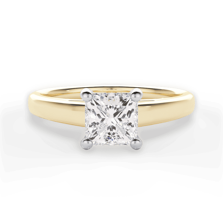 14kt Yellow Gold/18kt Yellow Gold/princess/top sku 1PCZ7231