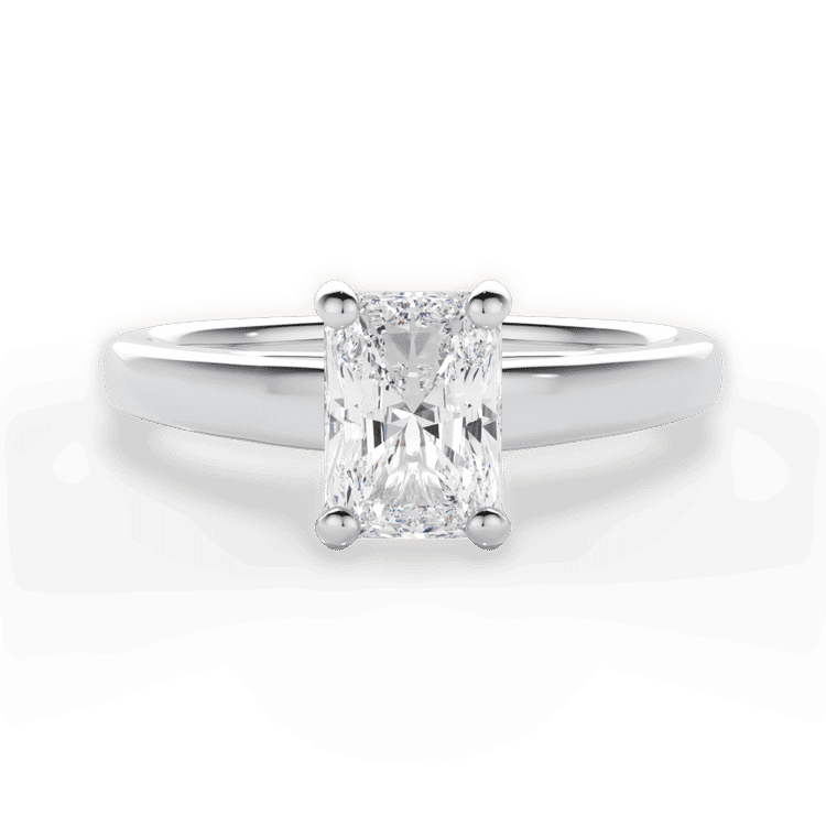 14kt White Gold/18kt White Gold/Platinum/radiant/top sku 1RAZ7231