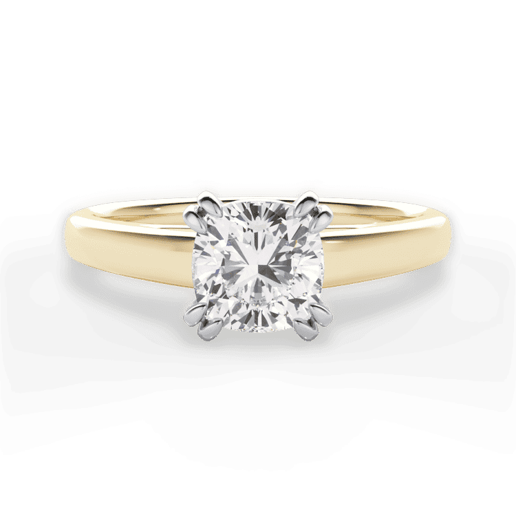 14kt Yellow Gold/18kt Yellow Gold/cushion/top sku 1CUZ7232