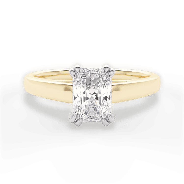 14kt Yellow Gold/18kt Yellow Gold/radiant/top sku 1RAZ7232