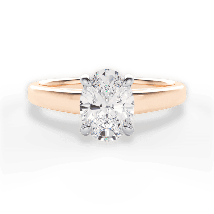 14kt Rose Gold/18kt Rose Gold/oval/top sku 1OZ7234